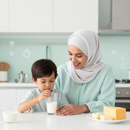 چرا کودک من شیر نمی‌خورد؟|آشنایی با گروه شیر و لبنیات در تغذیه کودکان